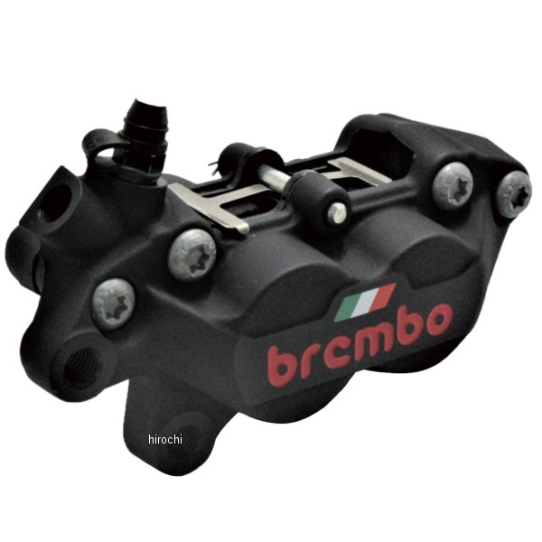 20.5165.38 ブレンボ brembo P4-40C アキシャル 4P キャリパー 左 φ30/34 取付ピッチ:40mm ブラックアルマイト レッドロゴ