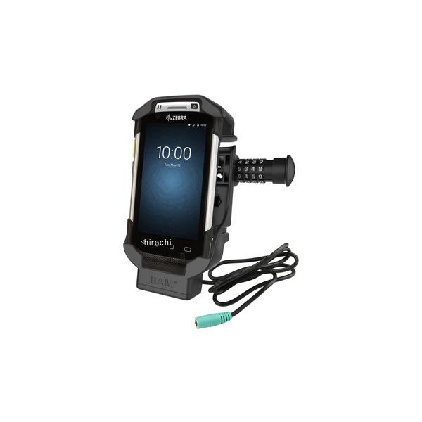 RAM-HOL-ZE7CLU ラムマウント RAM Mounts GDSパワードック Zebra TC70/72/75/77専用 ロック付き ボール無し