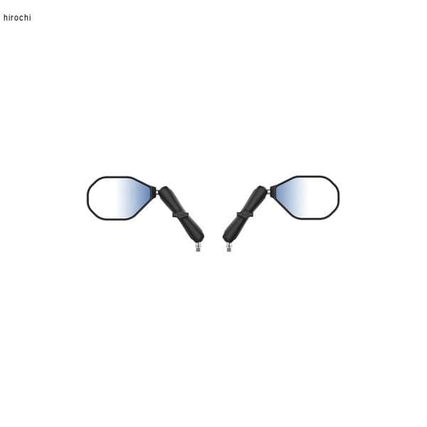 RAM-B-349-C-465RL ラムマウント RAM MOUNT タフミラー(ロングアーム/M10xP1.25用) 左右セット 1インチボール 黒