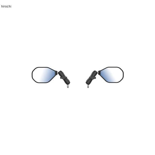 RAM-B-349-465RL ラムマウント RAM MOUNT タフミラー(標準アーム/M10xP1.25用) 左右セット 1インチボール 黒