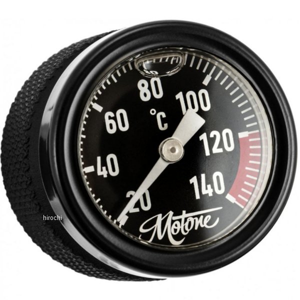 AC-MMU621-C モートーンカスタムズ 油温計 オイルフィラーキャップ 02年-15年 トライアンフ 空冷 T100 黒