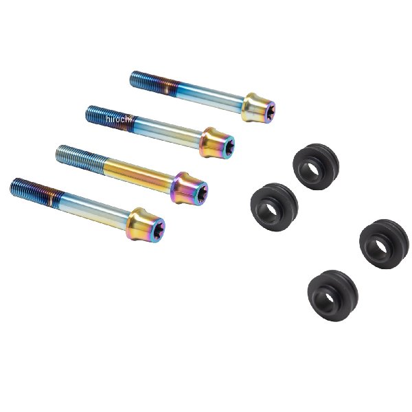 CBK-05BTT ブレンボ オフセットカラーマウントボルトセット テーパーキャップ チタン色 φ290(ノーマル)