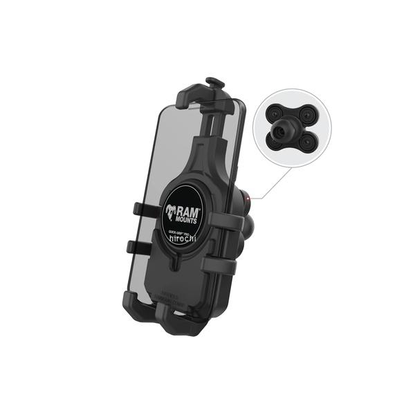 RAM-HOL-PD5BVU ラムマウント RAM MOUNT クイックグリッププロ クレイドルホルダー M 防振ダンパーボール付 1インチボール Vibe-Safe