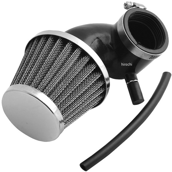 45514 デイトナ スーパー パワーフィルター φ35 90°Lタイプ φ5ニップル付 排ガス対応