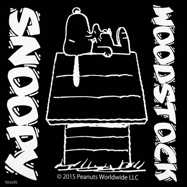 01359SNS35 アークス AXS スヌーピーステッカー SNS-35 HOUSE SNOOPY 白文字