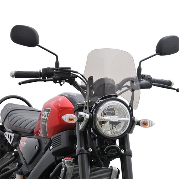 CZ-07 旭風防 メーターバイザー XSR125 ブラウンスモーク