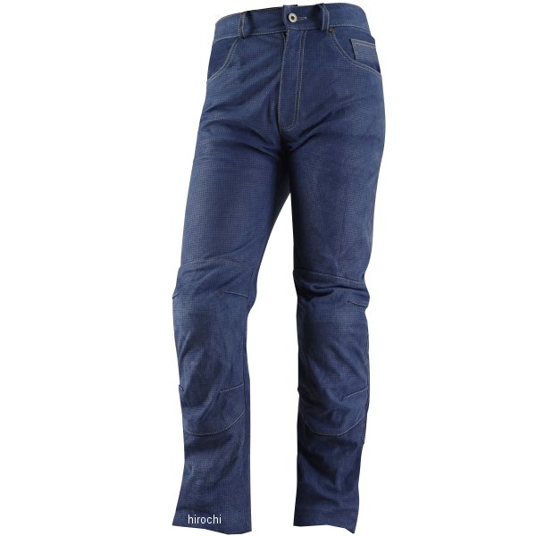 PK-632 コミネ KOMINE プレミアム ベント レザージーンズ レディース インディゴ ブルー WM/28サイズ (防水)