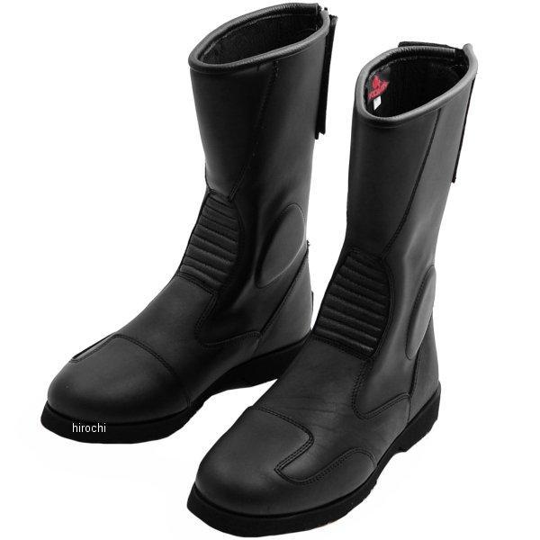 K202 コミネ KOMINE バックジッパーブーツ 黒 25.5cm