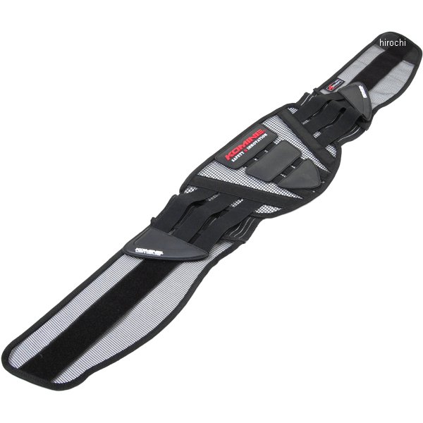 SK-605 コミネ KOMINE バックブレイス 黒/赤 フリーサイズ