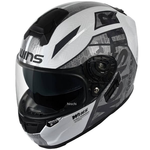 ウインズ WINS フルフェイスヘルメット G-FORCE SS MONSTER type C グロッシーホワイト Lサイズ