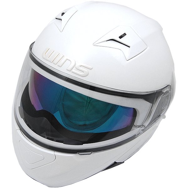 ウインズ WINS システムヘルメット MODIFY X パールホワイト Lサイズ(58-59cm)