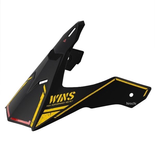 ウインズ WINS バイザーピーク X-ROAD Combat マットブラック/イエローレッド