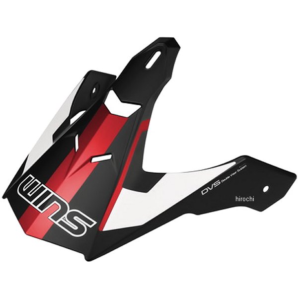 ウインズ WINS バイザー X-ROAD FREE RIDE マットホワイト/アイアンレッド