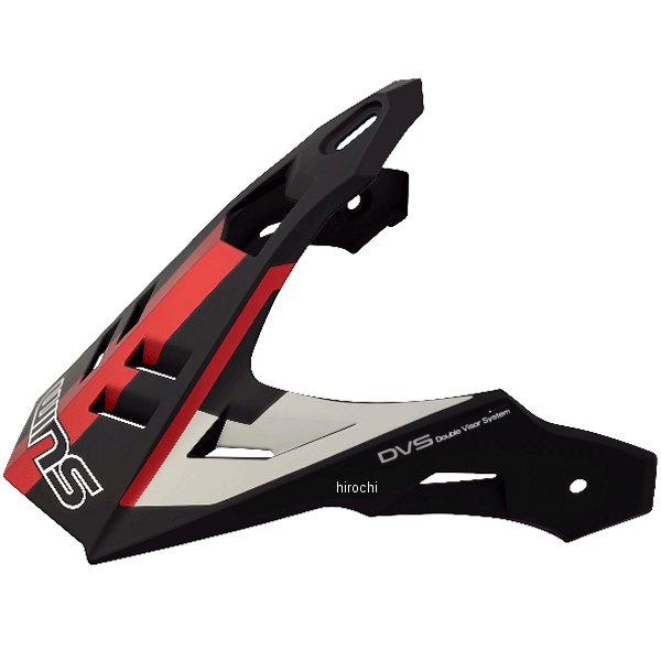 ウインズ WINS バイザー X-ROAD3 M47 マットホワイト/アイアンレッド