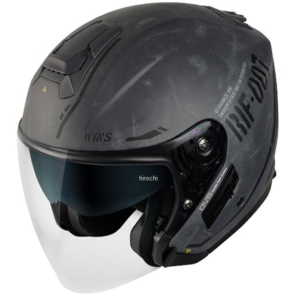 ウインズ WINS ジェットヘルメット G-FORCE SS JET STEALTH type C ストーングレー Sサイズ