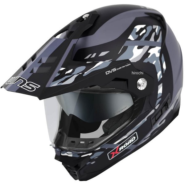 ウインズ WINS オフロードヘルメット X-ROAD 3 FREE RIDE M46 マットカモグレー Lサイズ