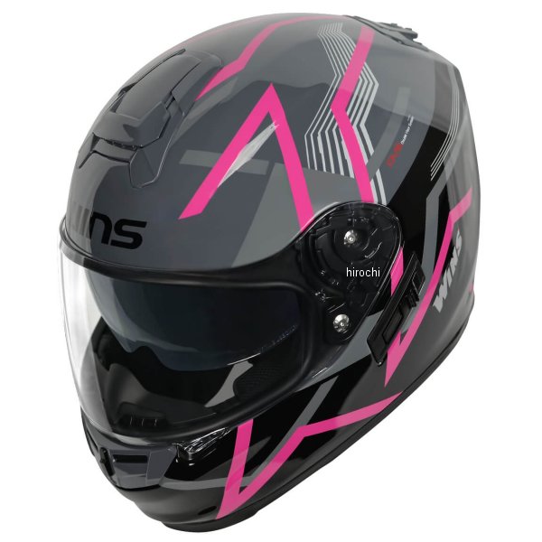 4560385772788 ウインズ WINS フルフェイスヘルメット G-FORCE SS Z-LINE G15.黒/ピンク Mサイズ