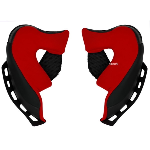 4560385773716 ウインズ WINS A-FORCE RS JET チークパッド赤 10mm XXL Rシェル L Sシェル