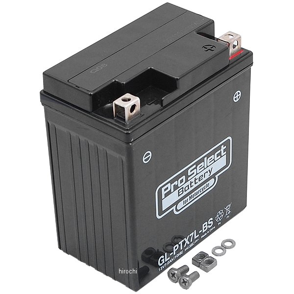 PSB106 プロセレクト PROSELECT バイク用 バッテリー ジェルタイプ GL-PTX7L-BS YTX7L-BS互換 (液入充電済)