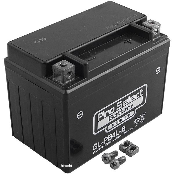 PSB120 プロセレクト PROSELECT バイク用 バッテリー ジェルタイプ GL-PB4L-B YB4L-B互換 (液入り充電済み)