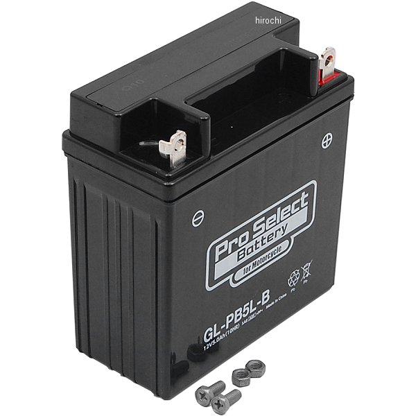 PSB121 プロセレクト PROSELECT バイク用 バッテリー ジェルタイプ GL-PB5L-B YB5L-B互換 (液入り充電済み)