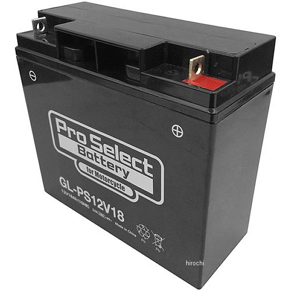 PSB175 プロセレクト PROSELECT バイク用 バッテリー ジェルタイプ GL-PS12V18 NPH16-12T互換 (液入り充電済み)