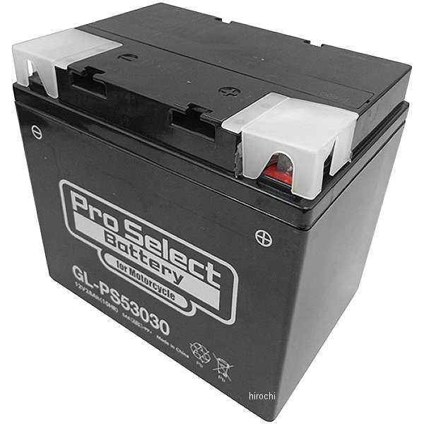 PSB178 プロセレクト PROSELECT バイク用 バッテリー ジェルタイプ GL-PS53030 53030互換 (液入り充電済み)