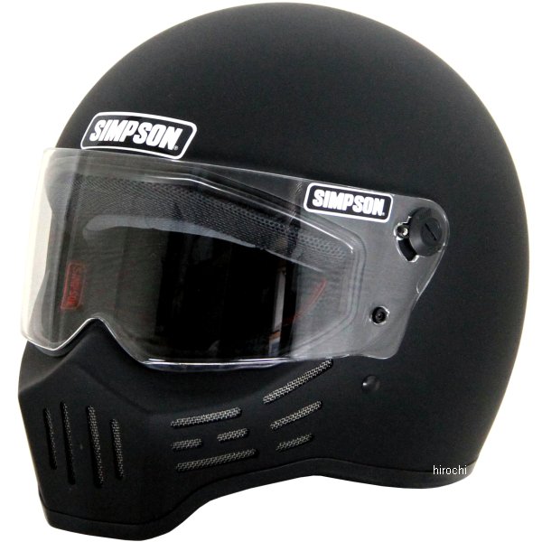 3305125700 シンプソン SIMPSON フルフェイスヘルメット M30 マットブラック 57cm 7-1/8