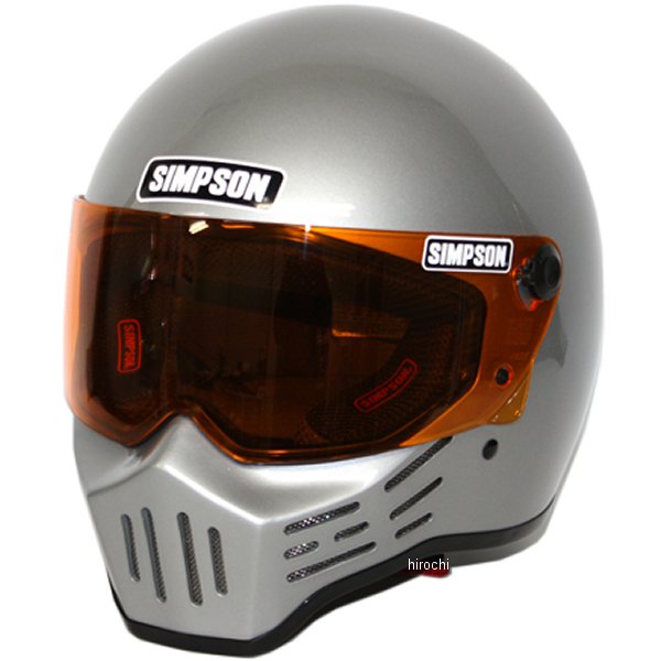 3305186200 シンプソン SIMPSON フルフェイスヘルメット M30 シルバー 62cm