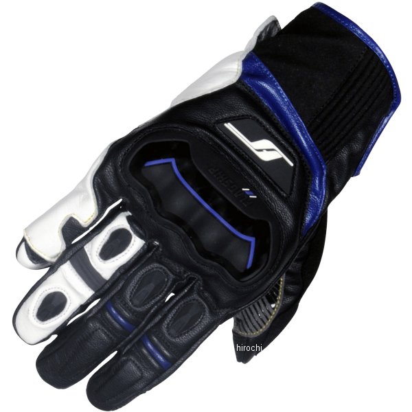FG-A196 フラッグシップ FLAGSHIP 秋冬モデル ハイブリッドレザーグローブ 青 Mサイズ