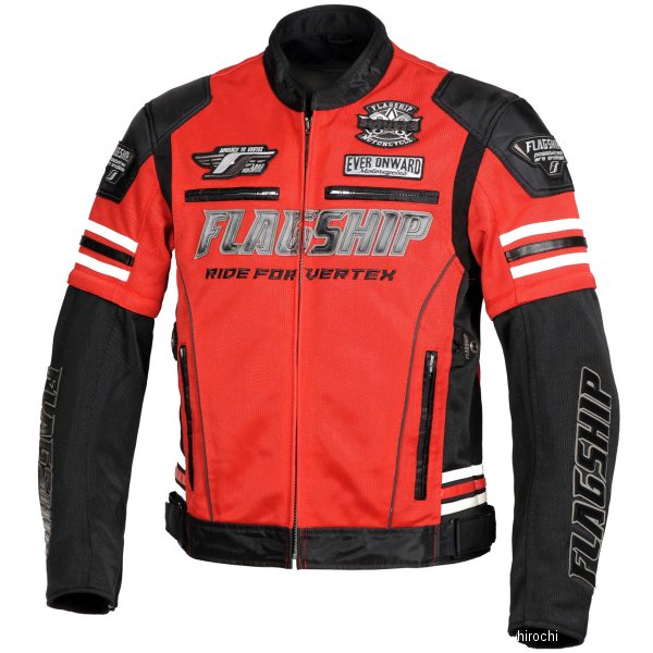 FJ-S203SP フラッグシップ FLAGSHIP 春夏モデル イクシードメッシュジャケット 赤 3Lサイズ