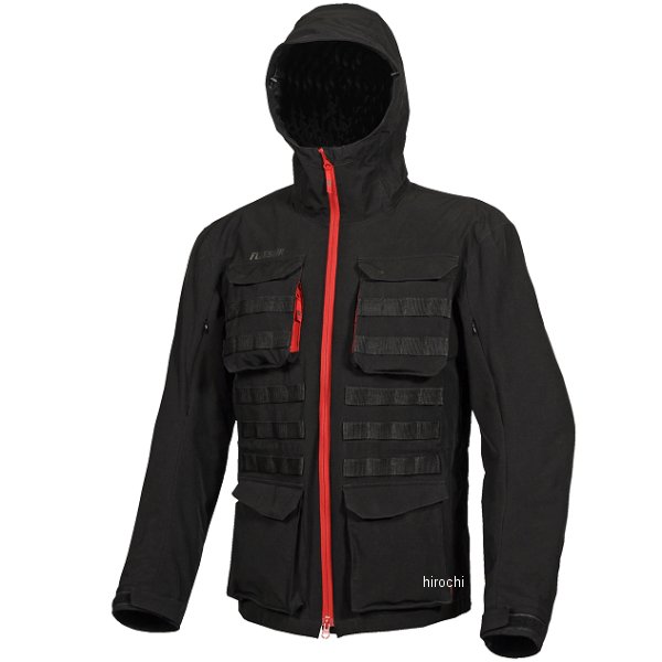 FJR-A215 フラッグシップ FLAGSHIP 秋冬モデル リフレイムジャケット 黒/赤 Lサイズ