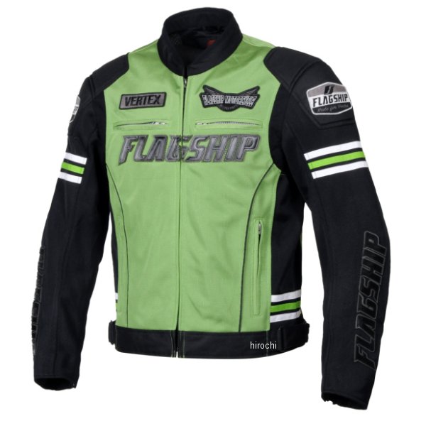 FJ-S214 フラッグシップ FLAGSHIP 春夏モデル イクシードメッシュジャケット グリーン Mサイズ