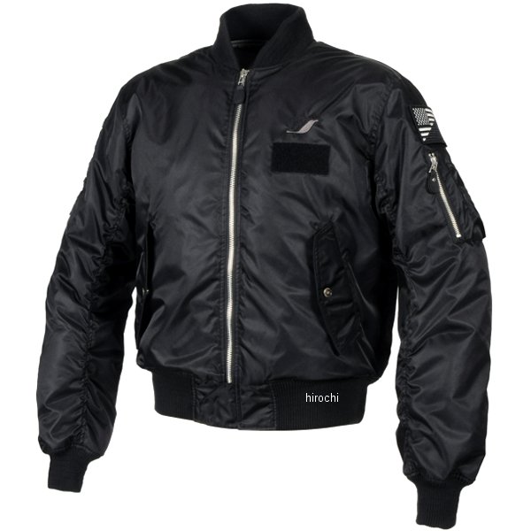 FJ-W212 フラッグシップ FLAGSHIP 秋冬モデル ジャケット パーソナルMA-1 黒 4Lサイズ