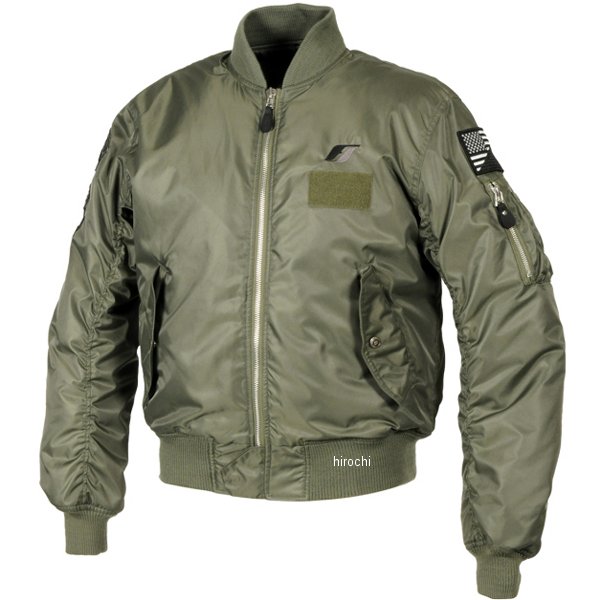 FJ-W212 フラッグシップ FLAGSHIP 秋冬モデル ジャケット パーソナルMA-1 カーキ Lサイズ