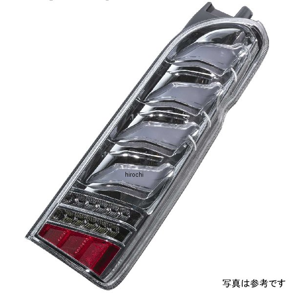 TT200HUG-CC-1 ヴァレンティ VALENTI VL LEDテール ULTRA ガンマ クリアレンズ クローム 200ハイエース