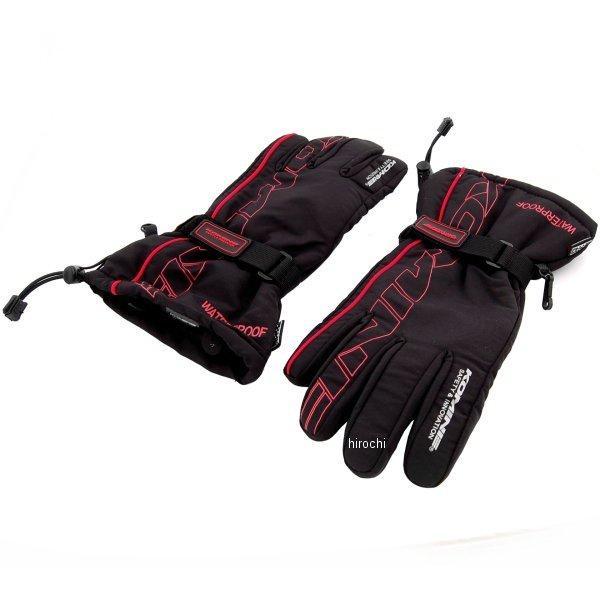 GK-132 コミネ KOMINE レインオーバーグローブ 赤 Mサイズ