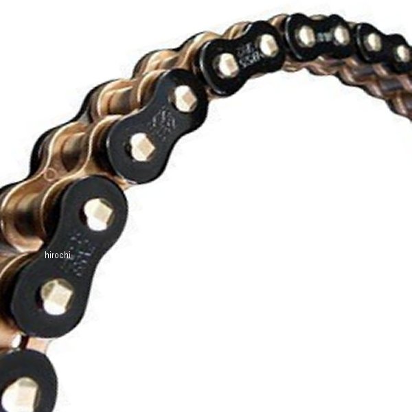 4571291801165 EKチェーン 江沼チェーン 530ZVX3 シリーズ 160L カシメジョイント ブラック/ゴールド