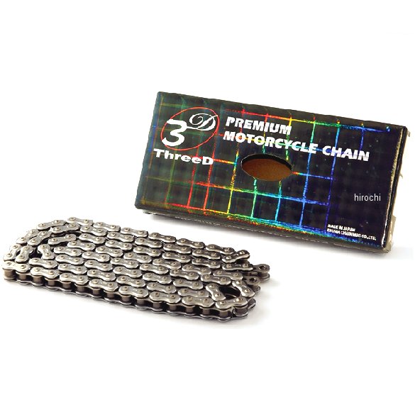 4571291801486 EKチェーン 江沼チェーン ThreeD 520Z 102L カシメジョイント シルバー