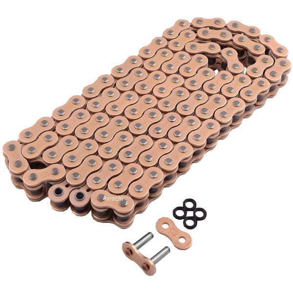 4571291810594 EKチェーン 江沼チェーン 530SRX2 シリーズ 110L カシメジョイント ゴールド