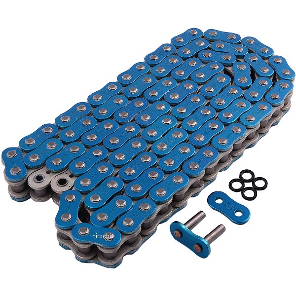 4571291811478 EKチェーン 江沼チェーン 530ZVX3 シリーズ 110L カシメジョイント 青/シルバー