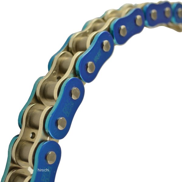 4571291811577 EKチェーン 江沼チェーン 530ZVX3 シリーズ 130L カシメジョイント 青/シルバー