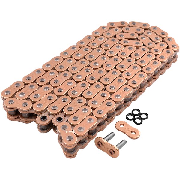 4571291812628 EKチェーン 江沼チェーン 530ZVX3 シリーズ 112L カシメジョイント ゴールド