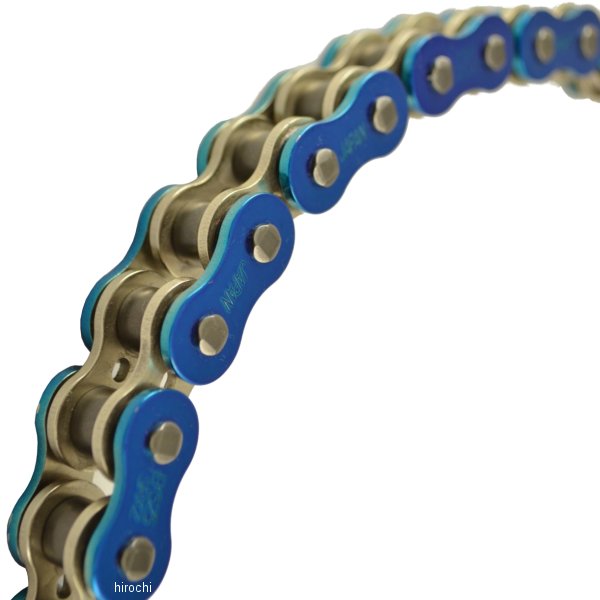 4571291827509 EKチェーン 江沼チェーン 525SRX2 シリーズ 150L カシメジョイント 青/シルバー
