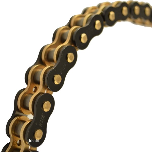 4571291827837 EKチェーン 江沼チェーン 525SRX2 シリーズ 122L カシメジョイント 黒/ゴールド