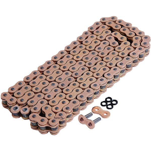 4571291828889 EKチェーン 江沼チェーン 525SRX2 シリーズ 130L カシメジョイント ゴールド