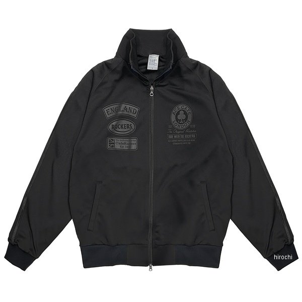 AC01TJ エースカフェロンドン ACE CAFE LONDON 【2026年春夏モデル】トラックジャケット”Live to Ride” ブラック/ブラック S