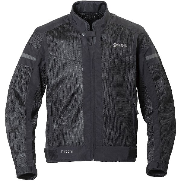 S2L-1501-09 ショット SCHOTT クラウスメッシュライディングジャケット 黒/黒 Mサイズ