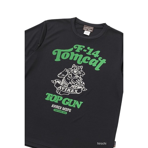 A2N5001 アヴィレックス AVIREX 2026年春夏モデル クイックドライ Tシャツ トムキャット ブラック M