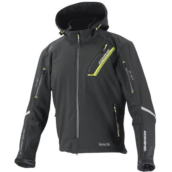 JK-579 コミネ KOMINE 秋冬モデル プロテクト ソフトシェルウインターパーカー IFU レディース 黒 WLサイズ